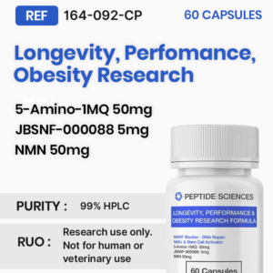 Longevity, Performance & Obesity Research (60 Capsules) FREE Shipping
