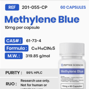 Methylene Blue (10mg x 60 Capsules = 600mg)