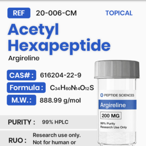 Acetyl Hexapeptide-3 (Argireline) 200mg (Topical)